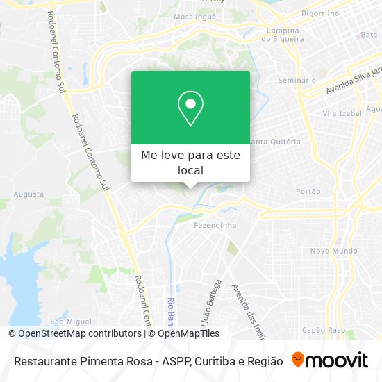 Restaurante Pimenta Rosa - ASPP mapa