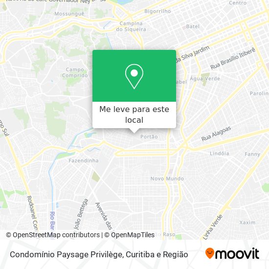 Condomínio Paysage Privilège mapa