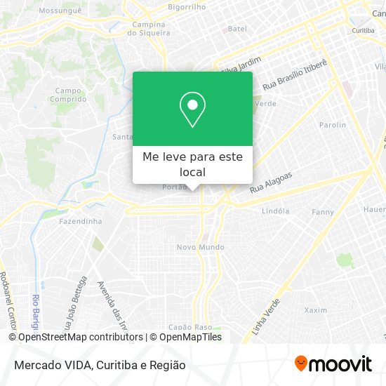 Mercado VIDA mapa