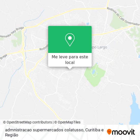 admnistracao supermercados colatusso mapa