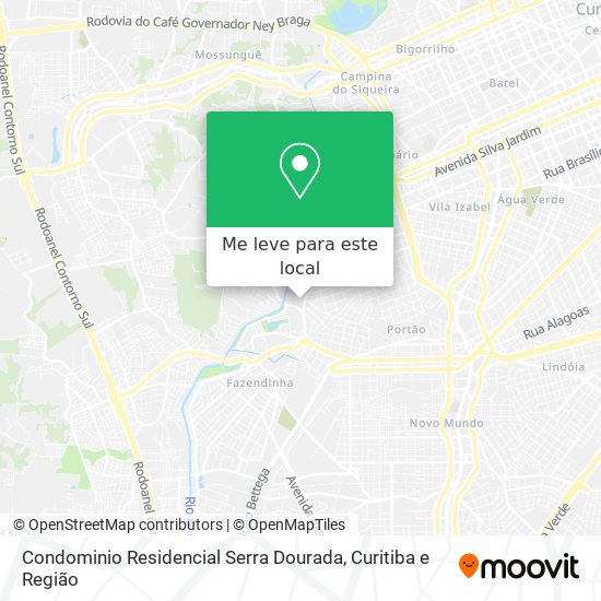 Condominio Residencial Serra Dourada mapa