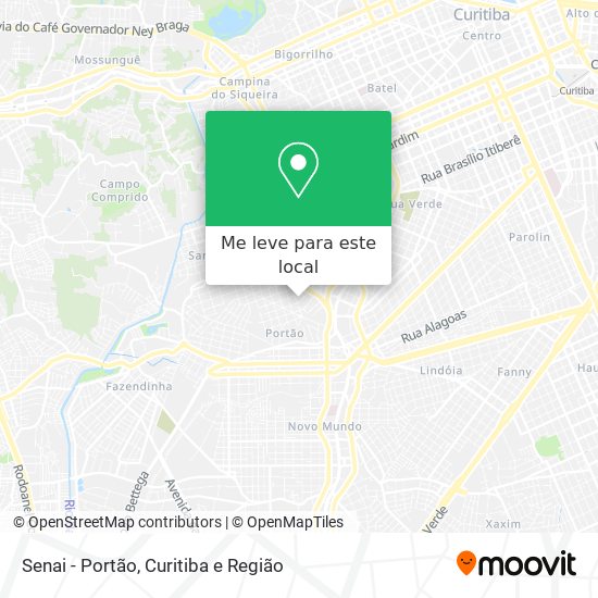 Senai - Portão mapa