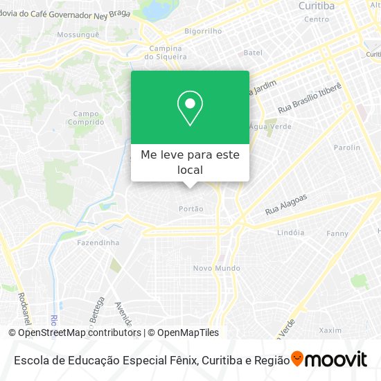 Escola de Educação Especial Fênix mapa