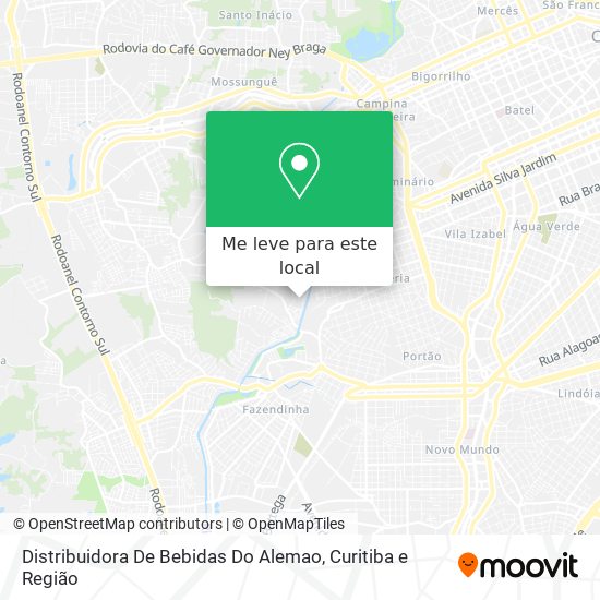 Distribuidora De Bebidas Do Alemao mapa