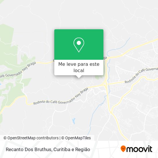 Recanto Dos Bruthus mapa