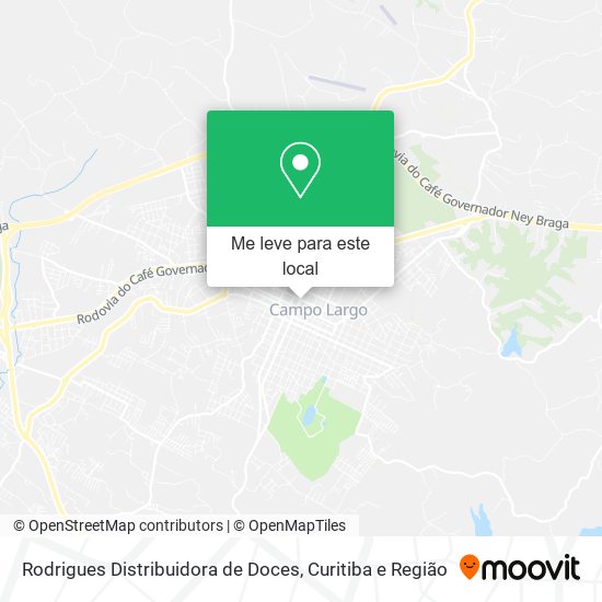 Rodrigues Distribuidora de Doces mapa