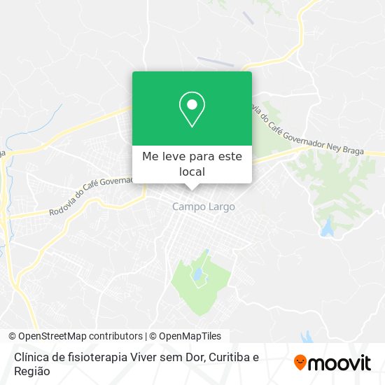 Clínica de fisioterapia Viver sem Dor mapa