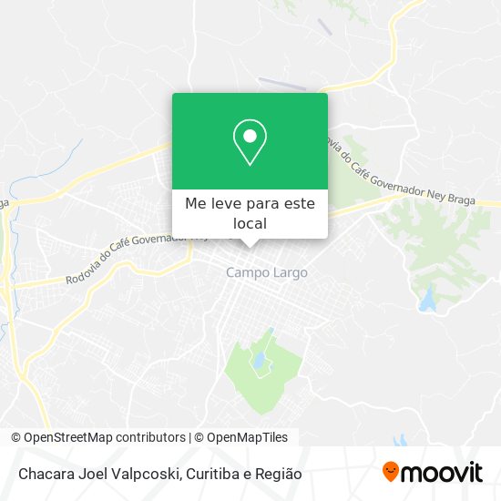 Chacara Joel Valpcoski mapa