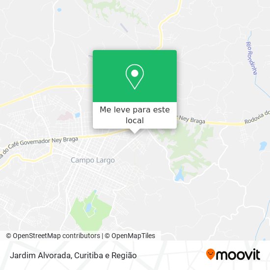 Jardim Alvorada mapa