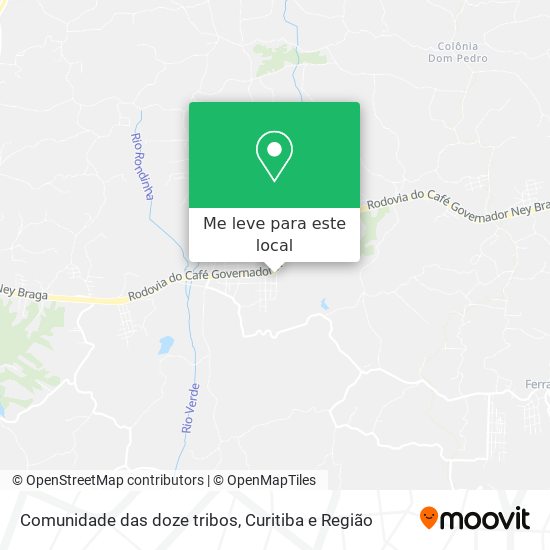 Comunidade das doze tribos mapa