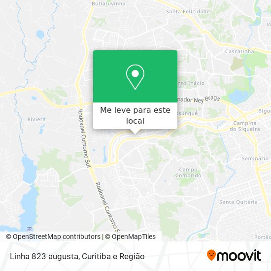 Linha 823 augusta mapa