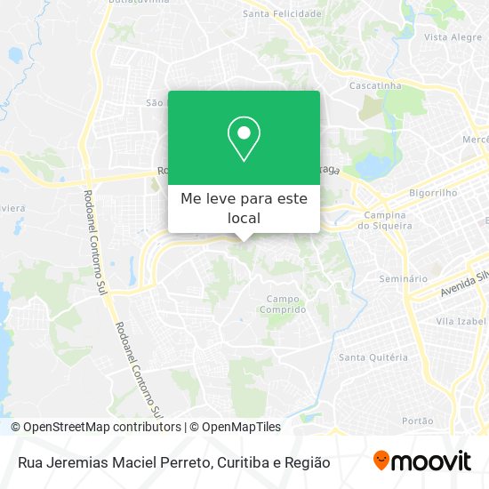 Rua Jeremias Maciel Perreto mapa