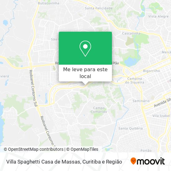 Villa Spaghetti Casa de Massas mapa