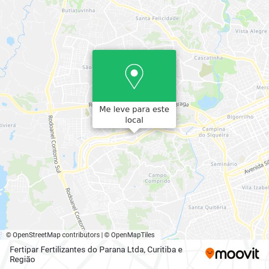 Fertipar Fertilizantes do Parana Ltda mapa