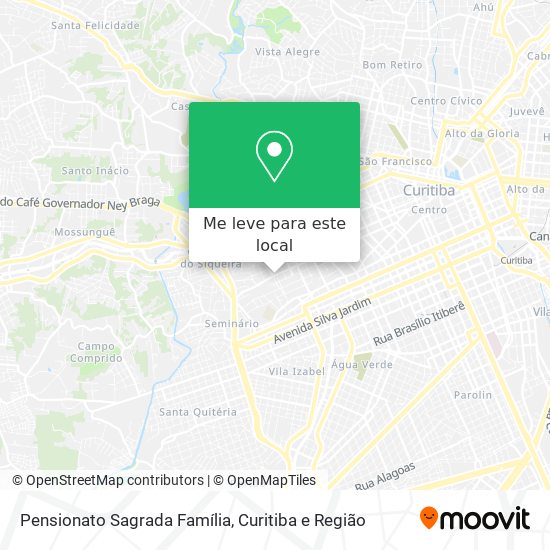 Pensionato Sagrada Família mapa