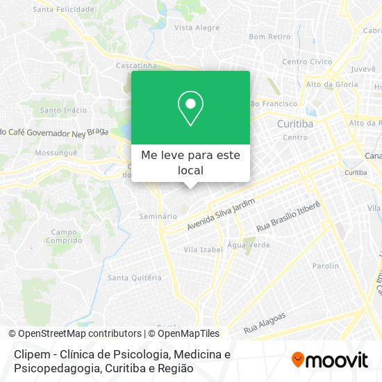 Clipem - Clínica de Psicologia, Medicina e Psicopedagogia mapa