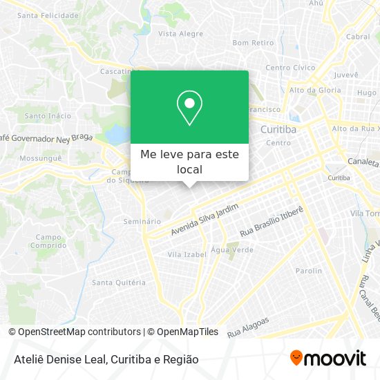 Ateliê Denise Leal mapa