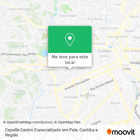 Cepelle Centro Especializado em Pele mapa