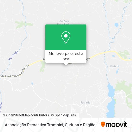Associação Recreativa Trombini mapa