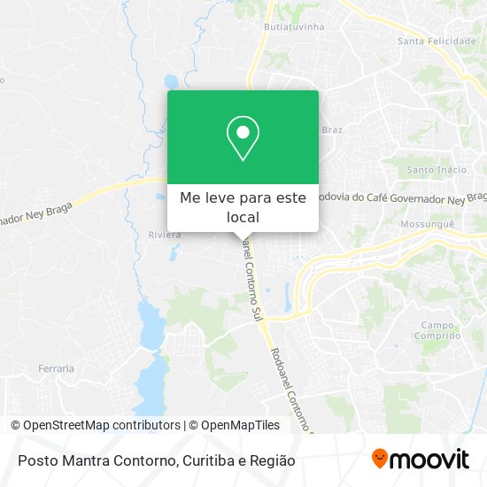 Posto Mantra Contorno mapa