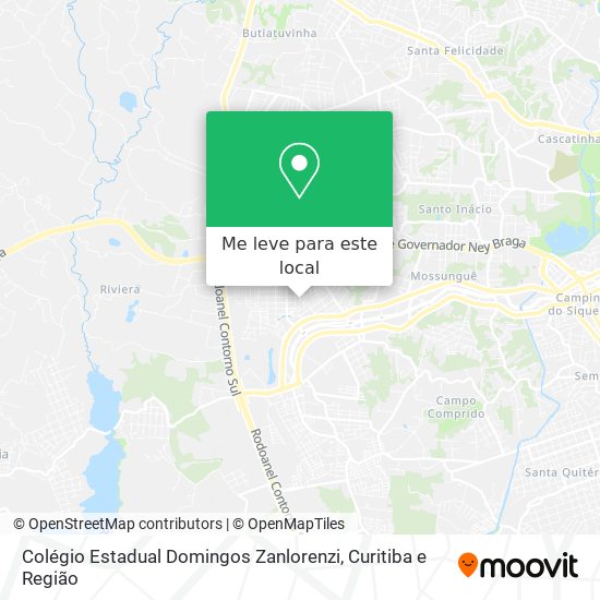 Colégio Estadual Domingos Zanlorenzi mapa