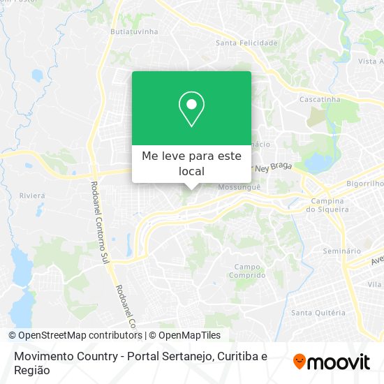 Movimento Country - Portal Sertanejo mapa
