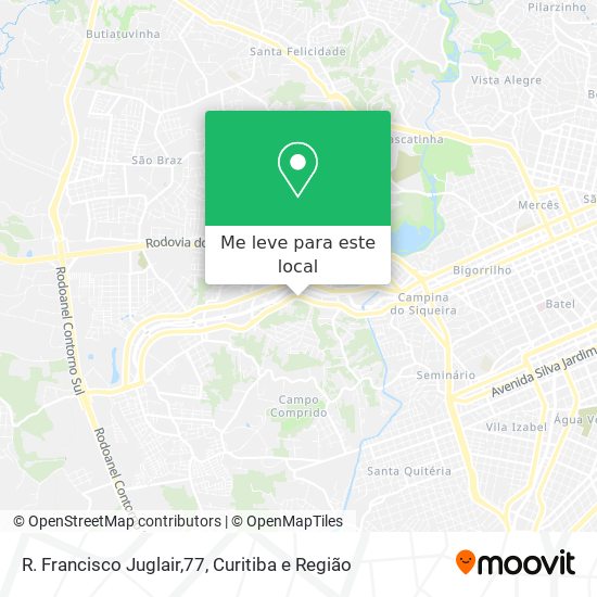 R. Francisco Juglair,77 mapa