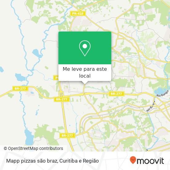 Mapp pizzas são braz mapa