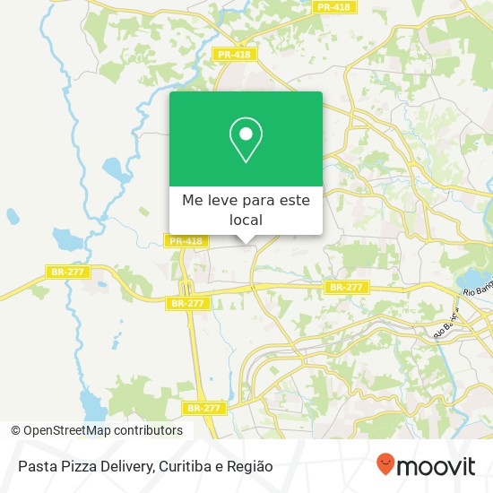 Pasta Pizza Delivery mapa