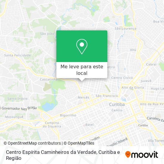 Centro Espírita Caminheiros da Verdade mapa