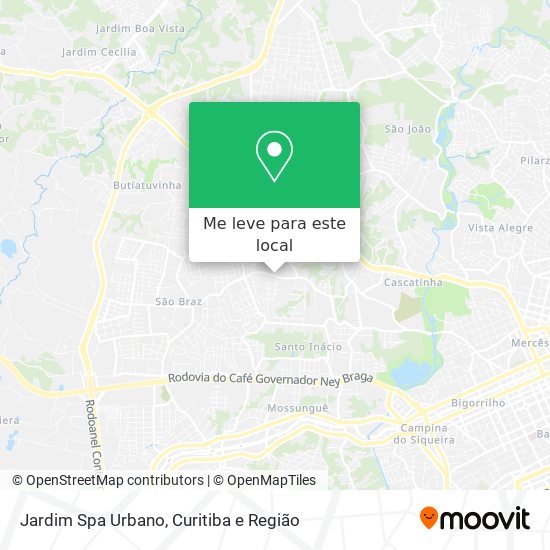 Jardim Spa Urbano mapa