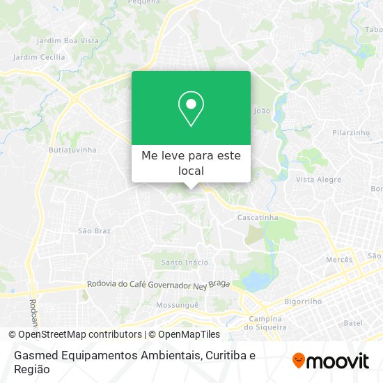 Gasmed Equipamentos Ambientais mapa
