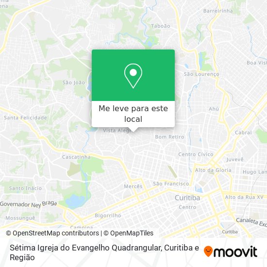 Sétima Igreja do Evangelho Quadrangular mapa