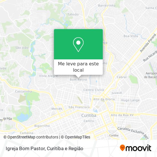 Igreja Bom Pastor mapa