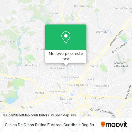 Clinica De Olhos Retina E Vítreo mapa