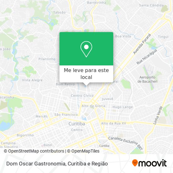 Dom Oscar Gastronomia mapa