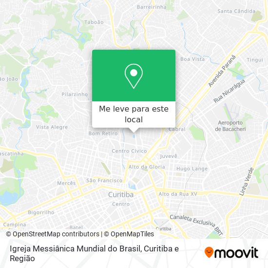 Igreja Messiânica Mundial do Brasil mapa