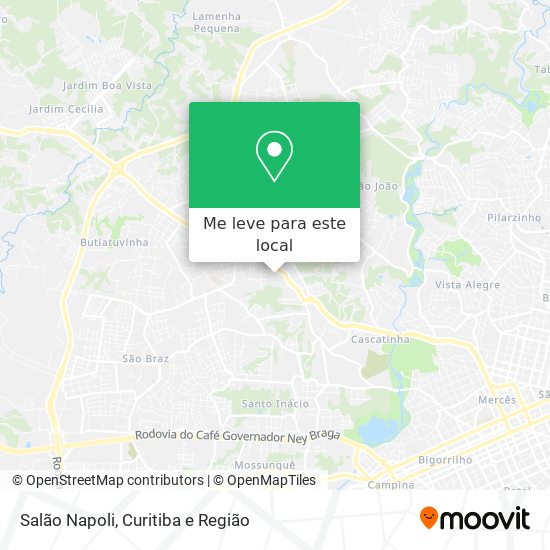 Salão Napoli mapa
