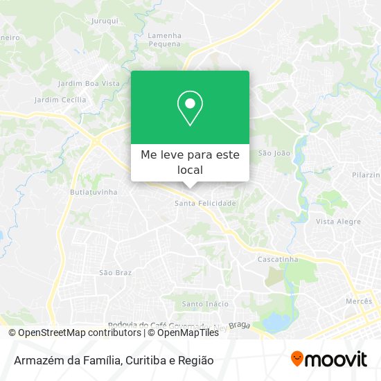 Armazém da Família mapa