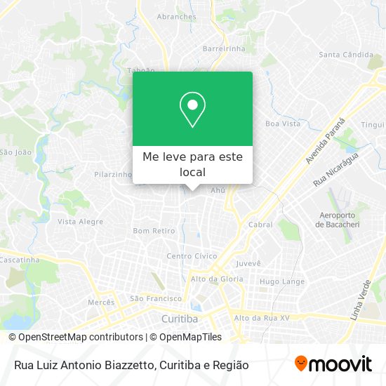 Rua Luiz Antonio Biazzetto mapa