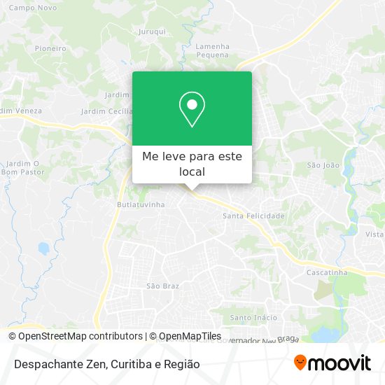 Despachante Zen mapa