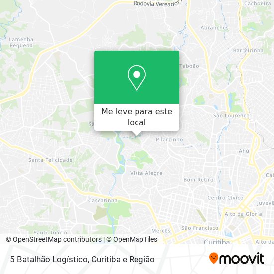 5 Batalhão Logístico mapa