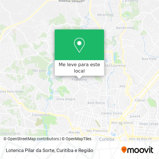 Loterica Pilar da Sorte mapa