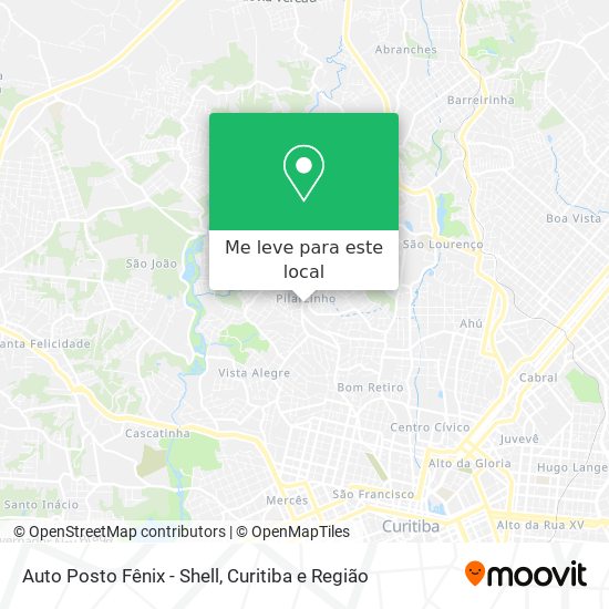 Auto Posto Fênix - Shell mapa