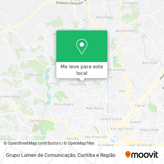 Grupo Lumen de Comunicação mapa