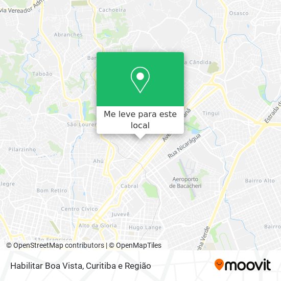 Habilitar Boa Vista mapa