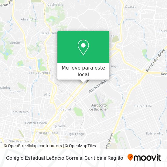 Colégio Estadual Leôncio Correia mapa
