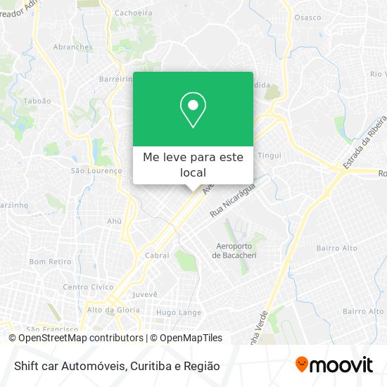 Shift car Automóveis mapa