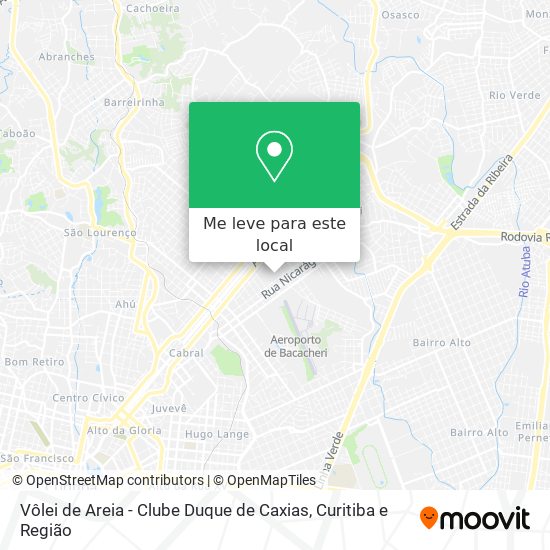 Vôlei de Areia - Clube Duque de Caxias mapa