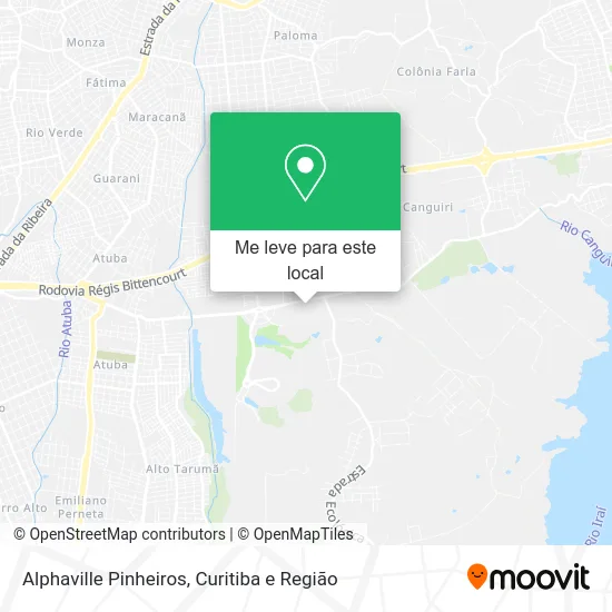 Alphaville Pinheiros mapa
